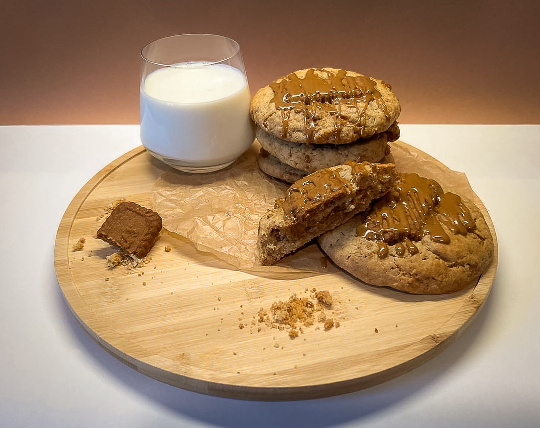 Biscoff Stuffed Cookie