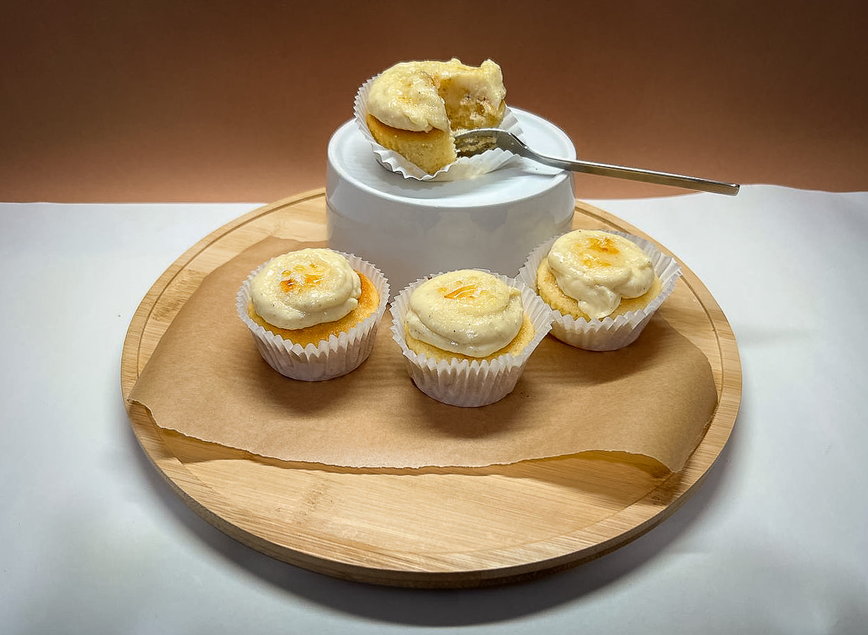Crème Brûlée Cupcake
